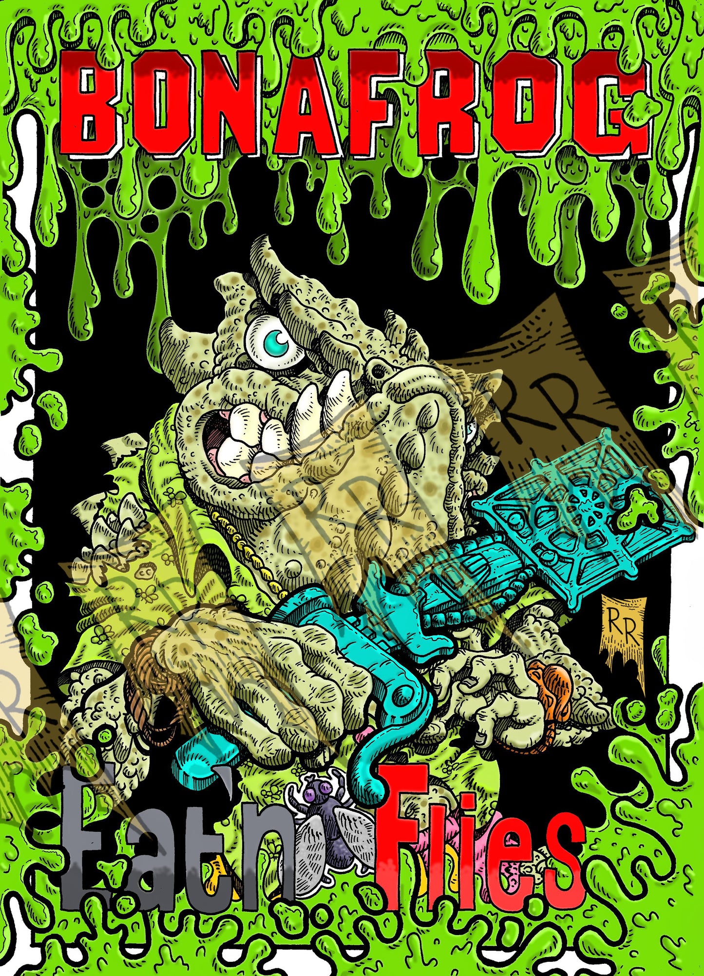 Bonafrog - Eating Flies