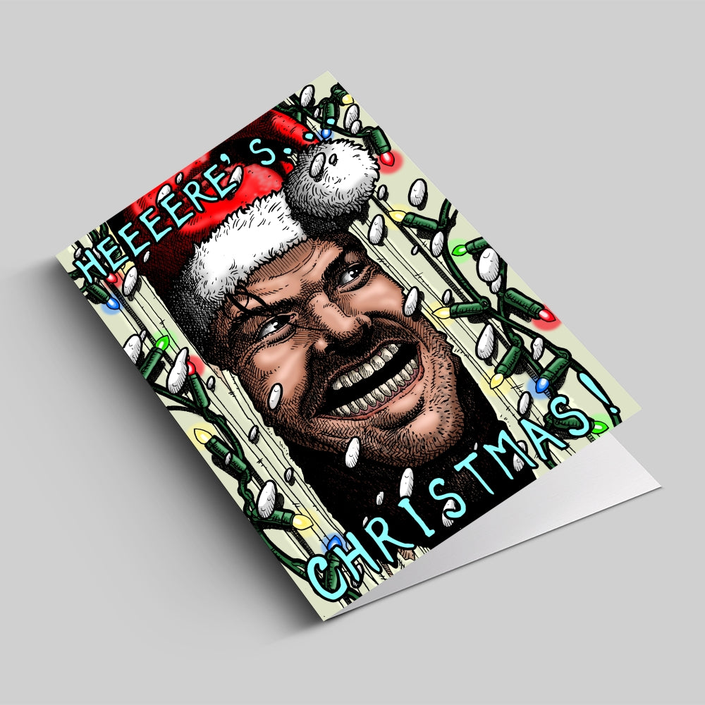 "Here's Christmas" Horror Movie Christmas Card