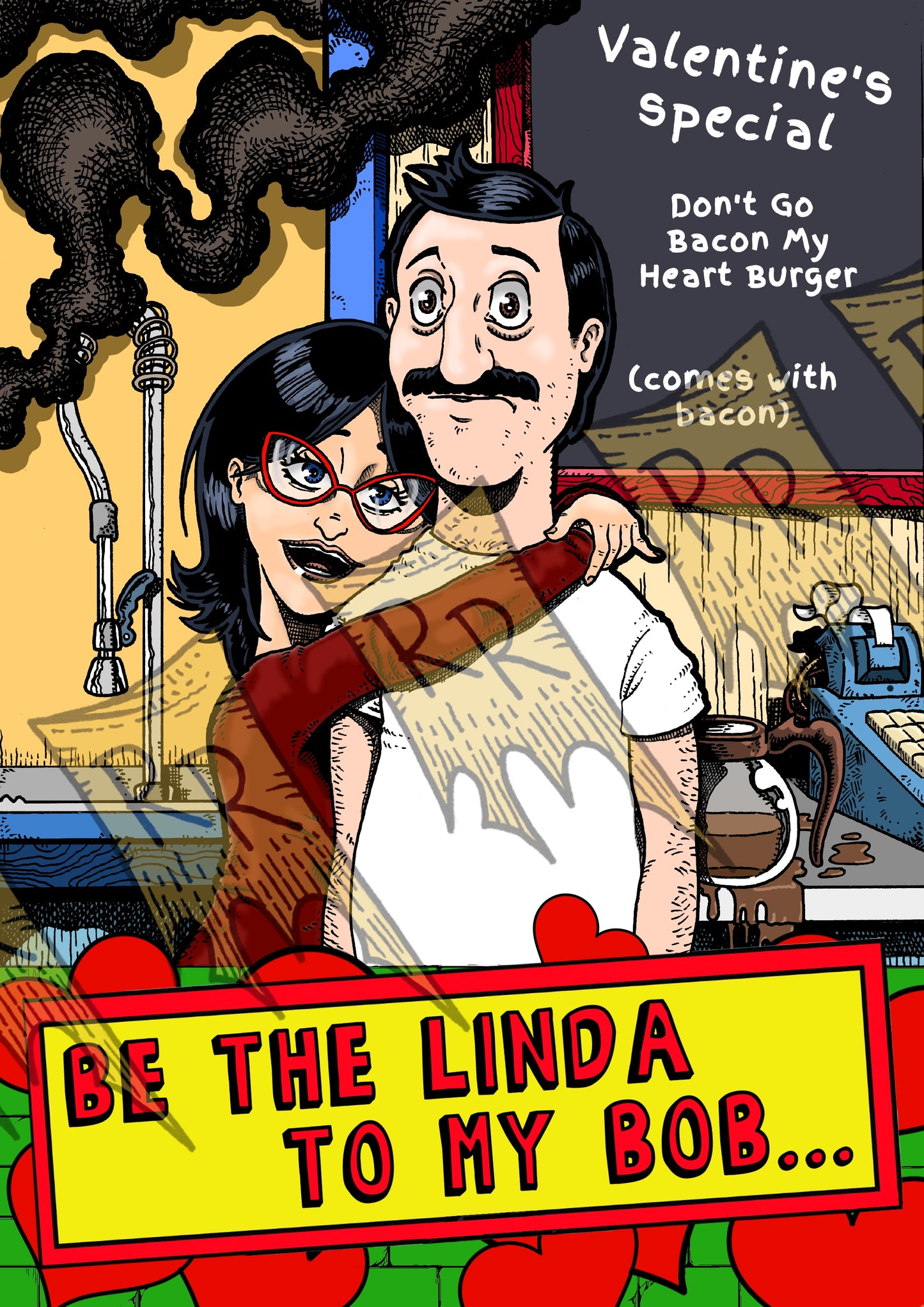 Be the Linda to my Bob Greeting Card