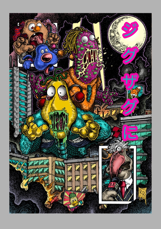 LTD ED. Zig & Zag Kaiju