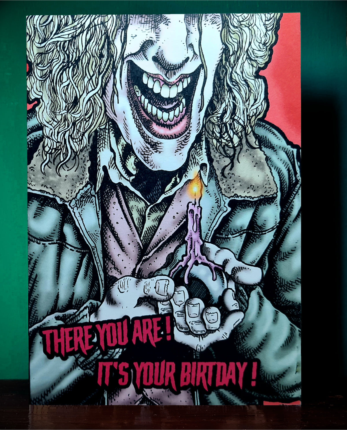 Longlegs Birthday Card
