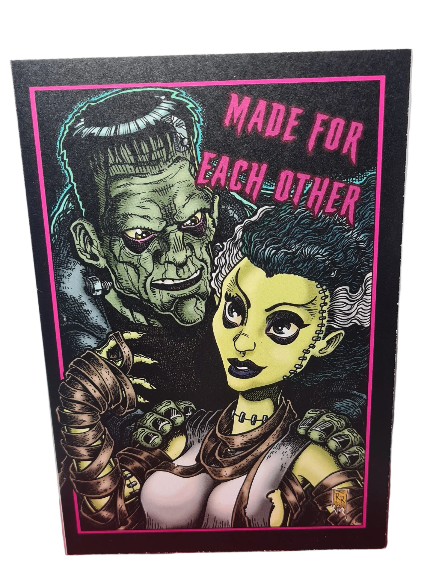 Frankenstein & Bride Card