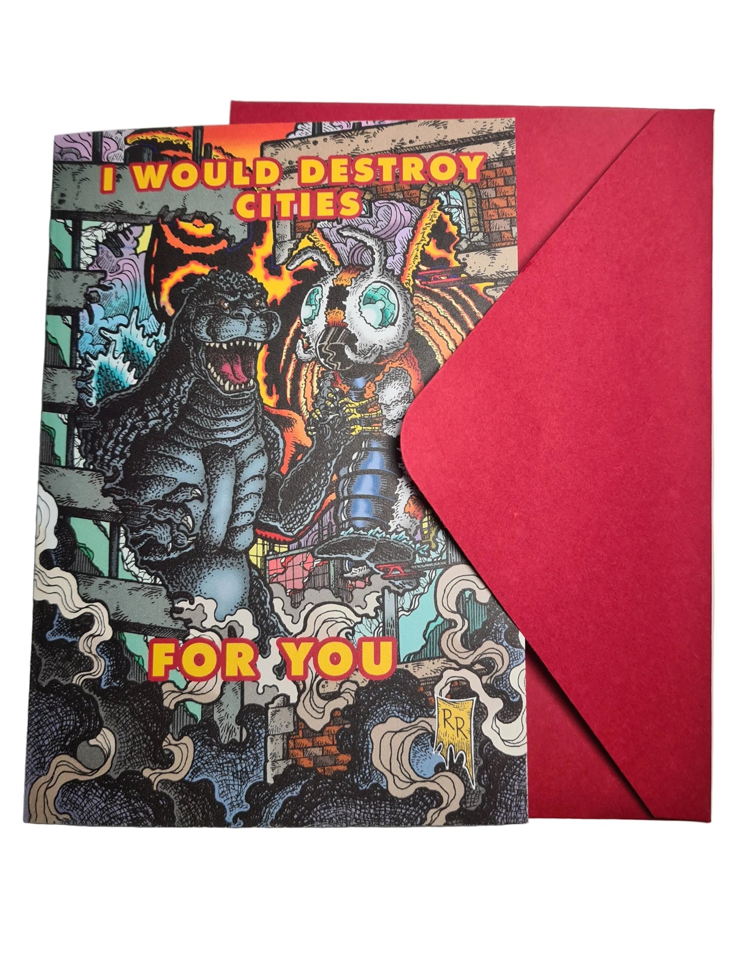 Godzilla & Mothra Card