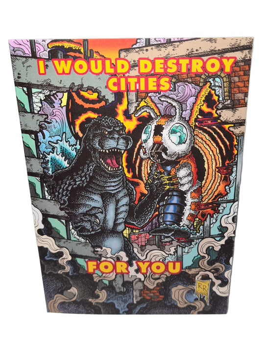 Godzilla & Mothra Card
